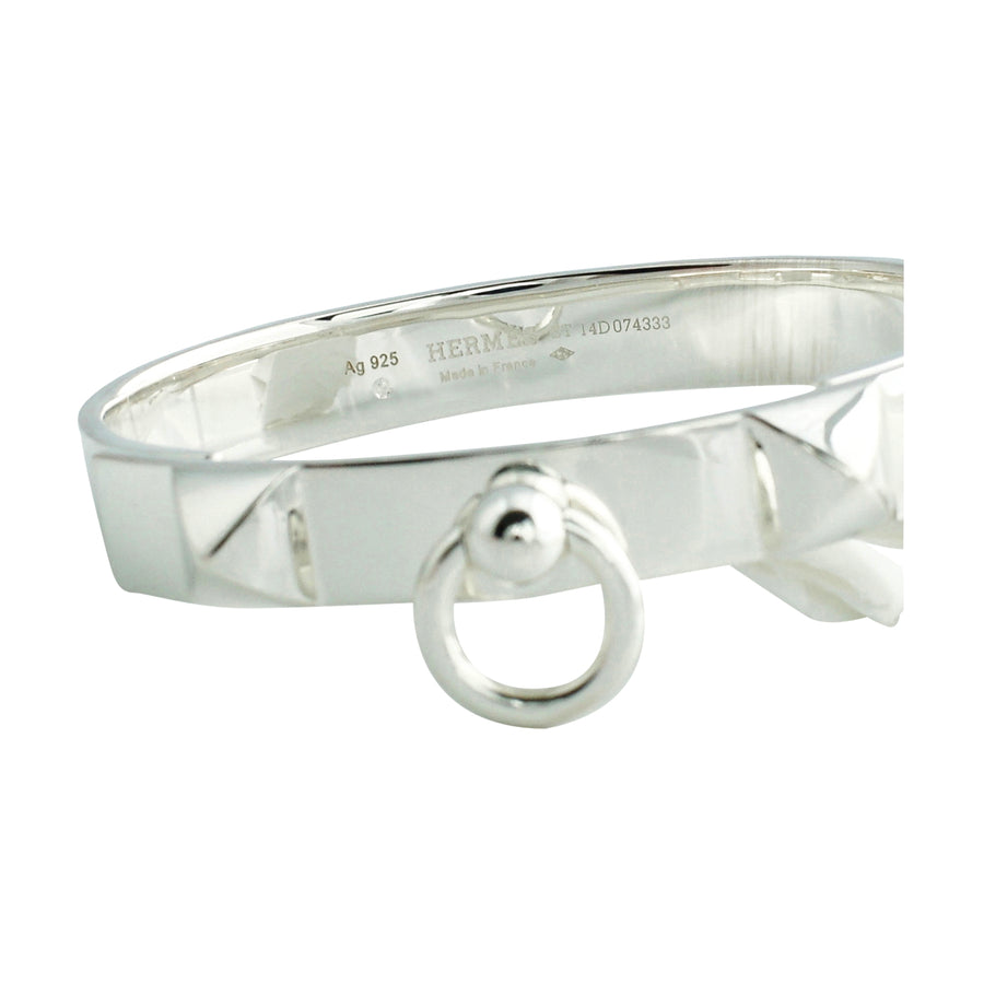 Hermès Collier De Chien Bracelet Sterling Silver