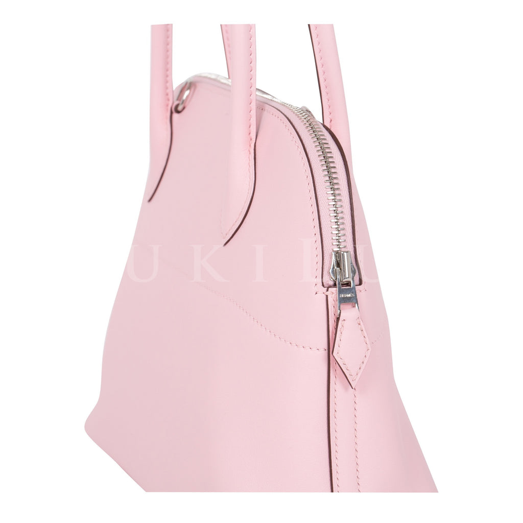 Hermès Bolide 27cm Rose Sakura 3Q Veau Swift Palladium Hardware
