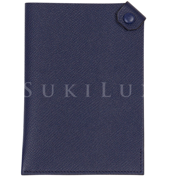 Hermès Tarmac Passport Holder 73 Bleu Saphir Epsom Leather – SukiLux