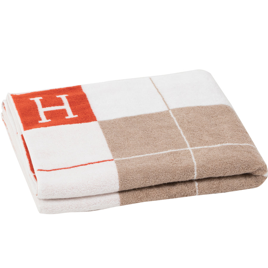HERMÈS AVOLON BATH TOWEL ETOUPE/ 