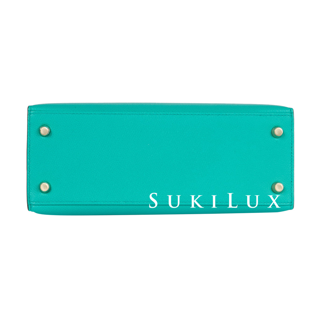 Hermès Kelly 25cm Sellier Veau Epsom U4 Vert Vertigo Gold Hardware – SukiLux