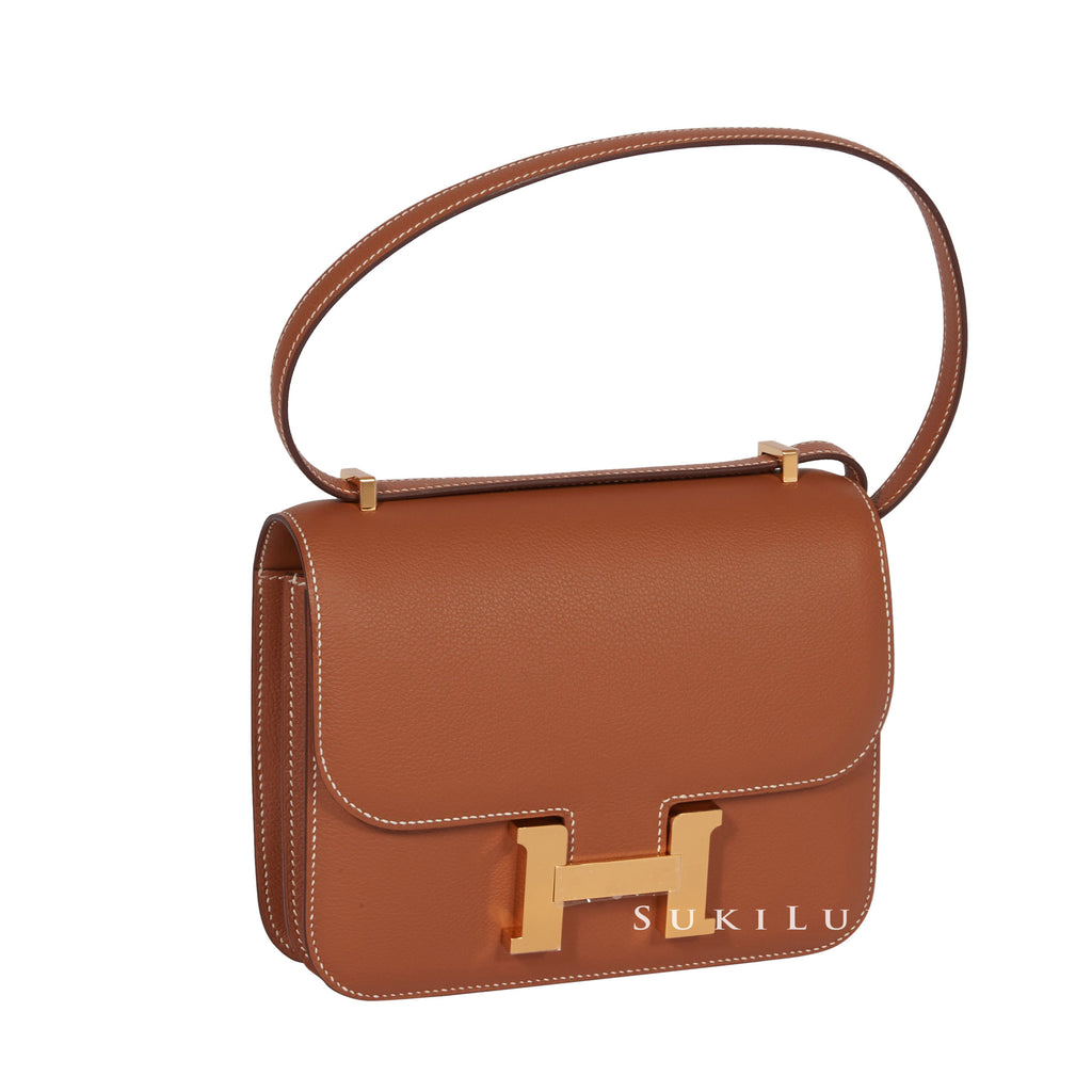 Hermès Micro Constance 14 Bubblegum Veau Swift with Gold Hardware - Bags -  Kabinet Privé