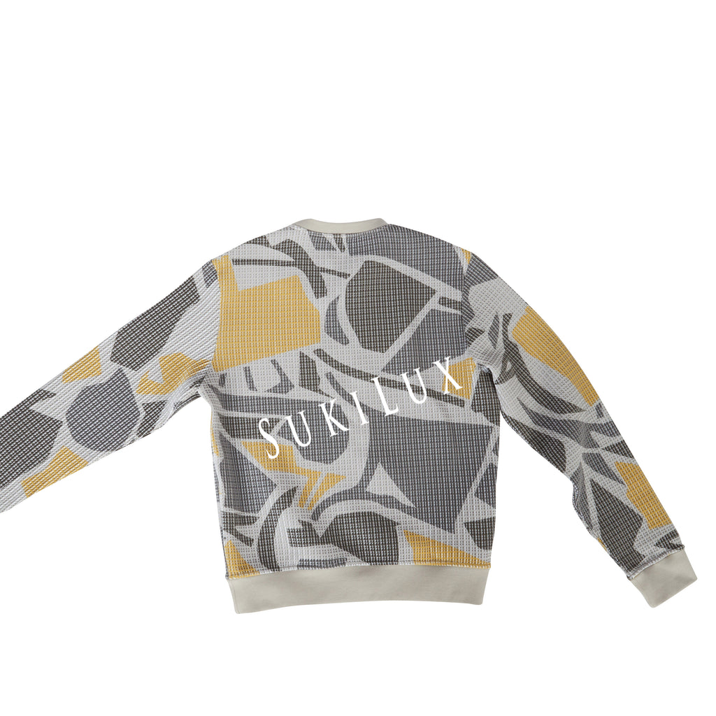 "Puzzle 3D" crewneck sweater