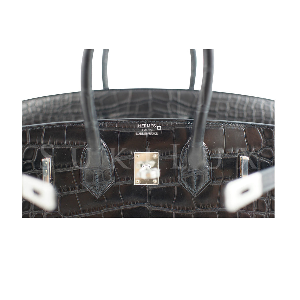 HERMÈS Matte Alligator Birkin Sellier 25 handbag in Jaune Bourgeon with  Palladium hardware-Ginza Xiaoma – Authentic Hermès Boutique
