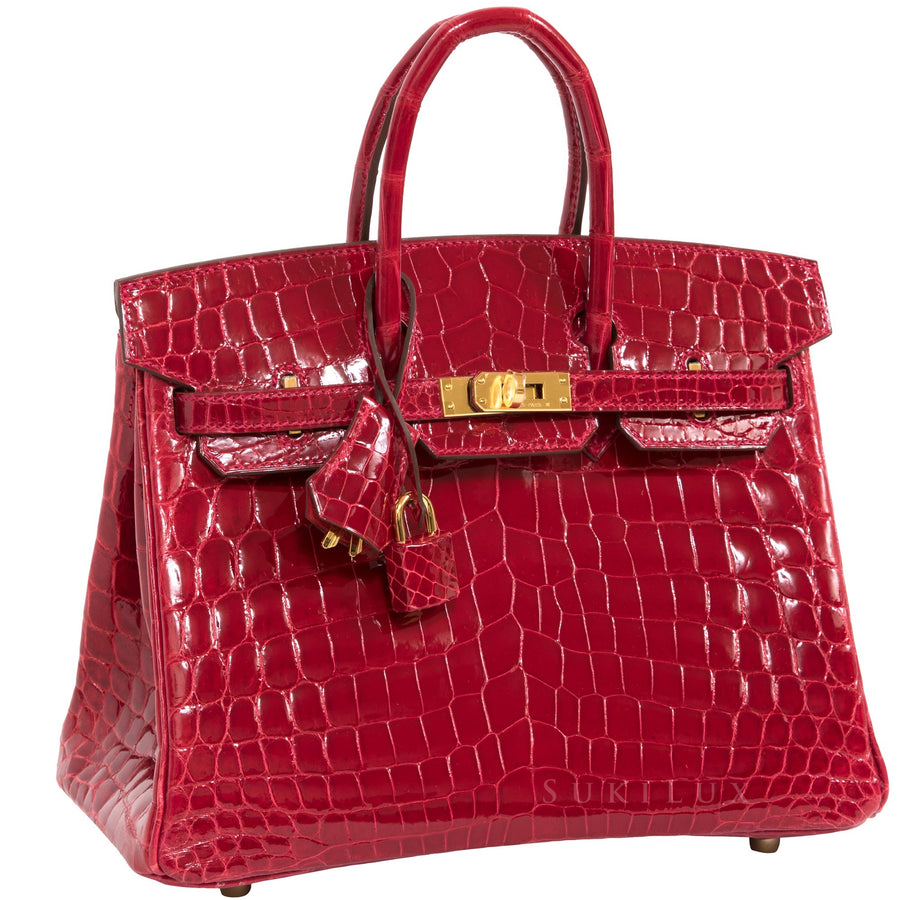 Hermès Birkin 25 Noir Veau Togo with Rose Gold Hardware - Bags - Kabinet  Privé
