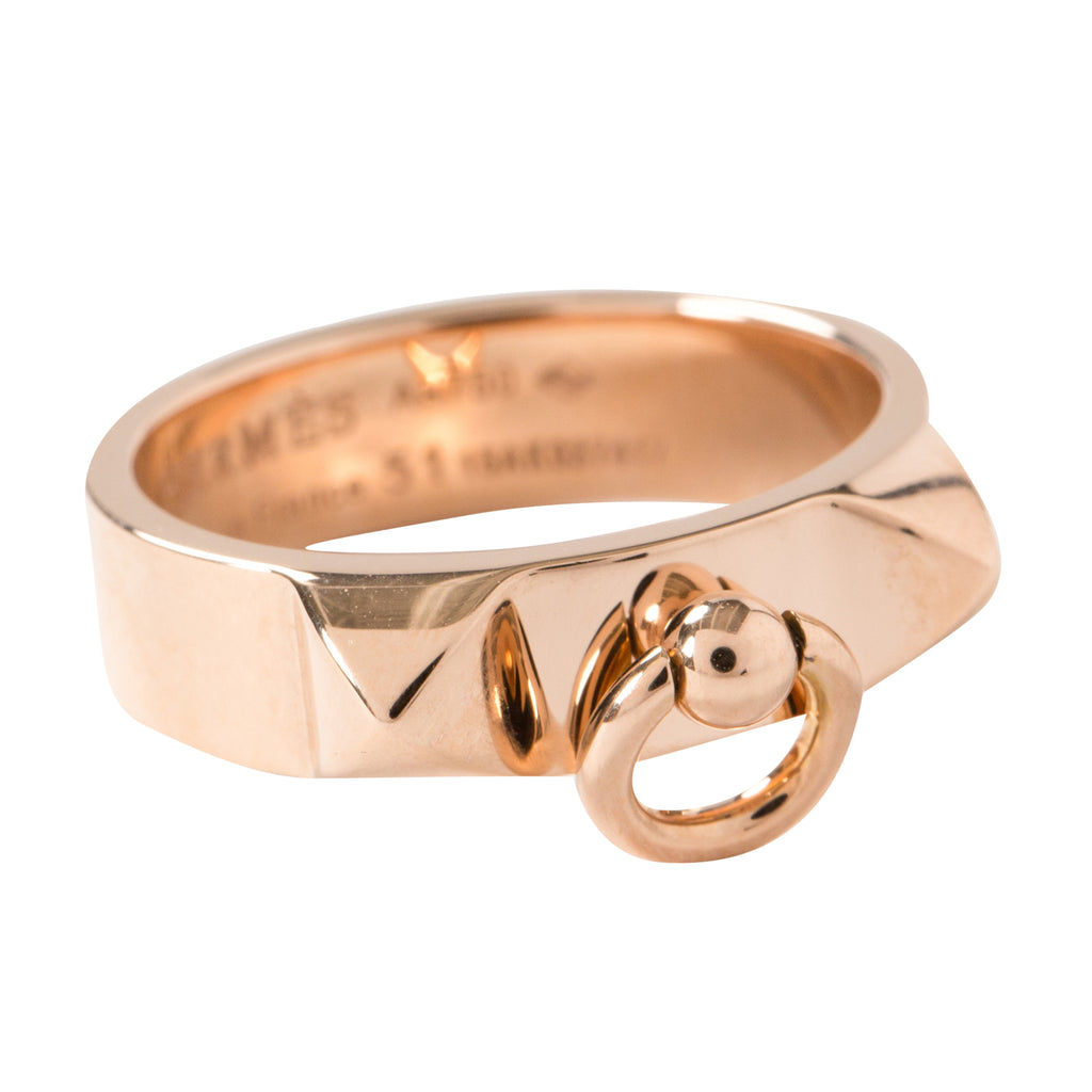 Hermès Collier De Chien Ring Rose Gold