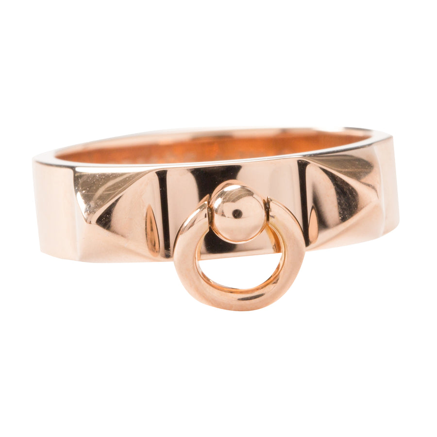 Hermès Collier De Chien Ring Rose Gold