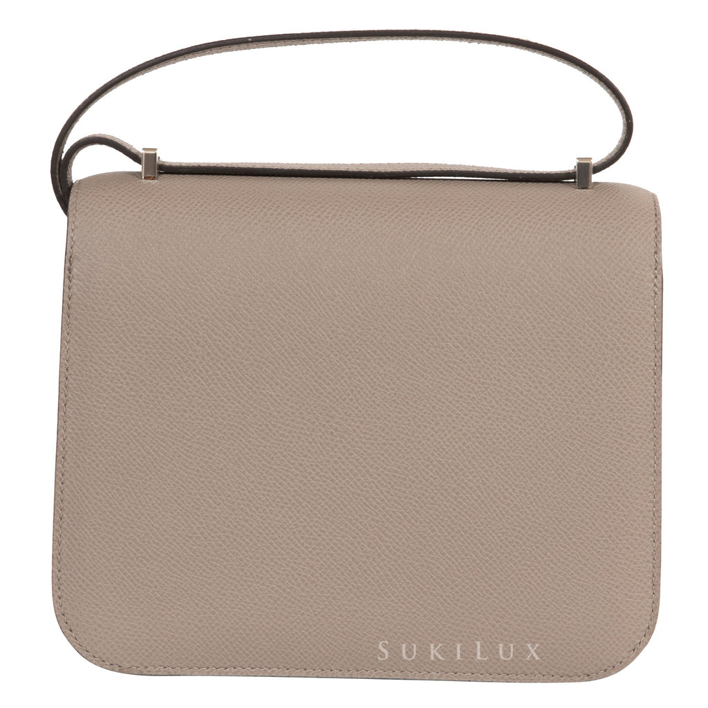 Hermes Constance 18 Gris Meyer Verso Evercolor Permabrass Hardware –  Madison Avenue Couture