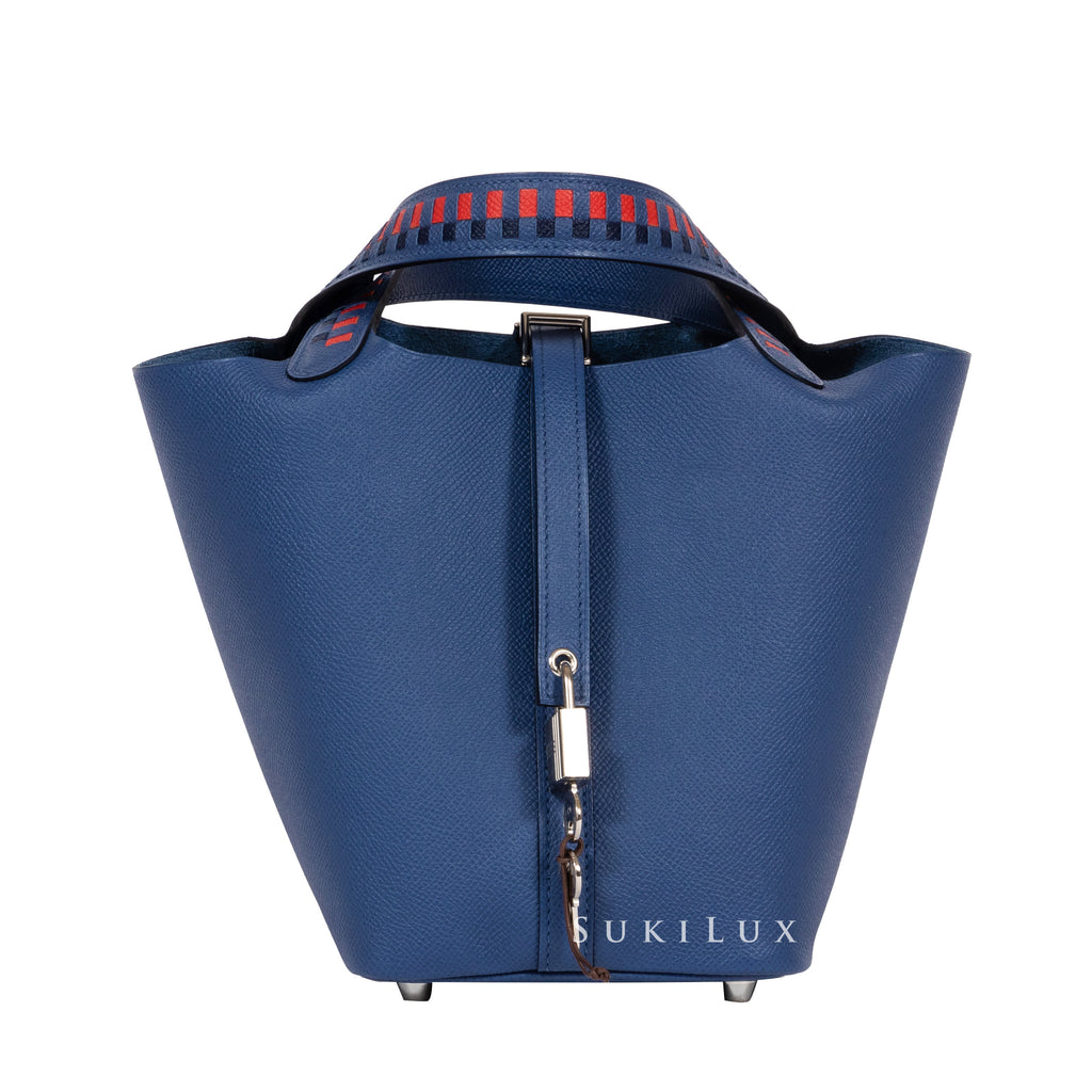 Hermes Picotin Lock 18 Bleu De Prusse Gold Hardware – Madison Avenue Couture