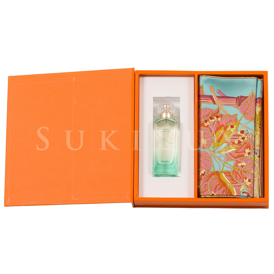Hermès Silk & Fragrance Gift Set Un Jardin Surle Nil