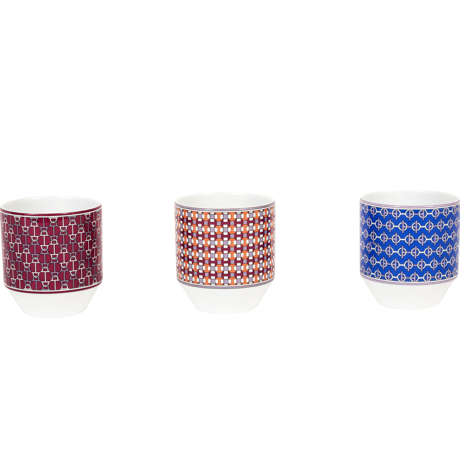 Hermès Tie Set Coffret Gobelets 6 Color﻿