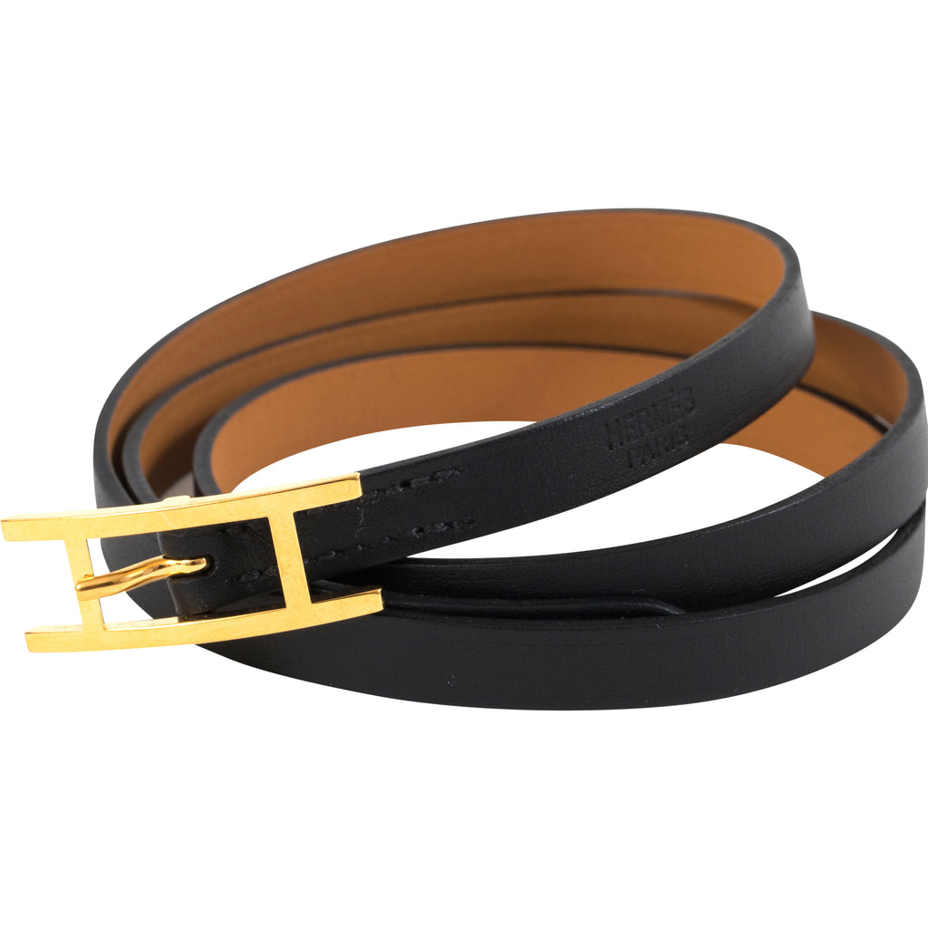 Hermès Pre-Owned pre-owned Belt Motif Bangle Bracelet - Farfetch