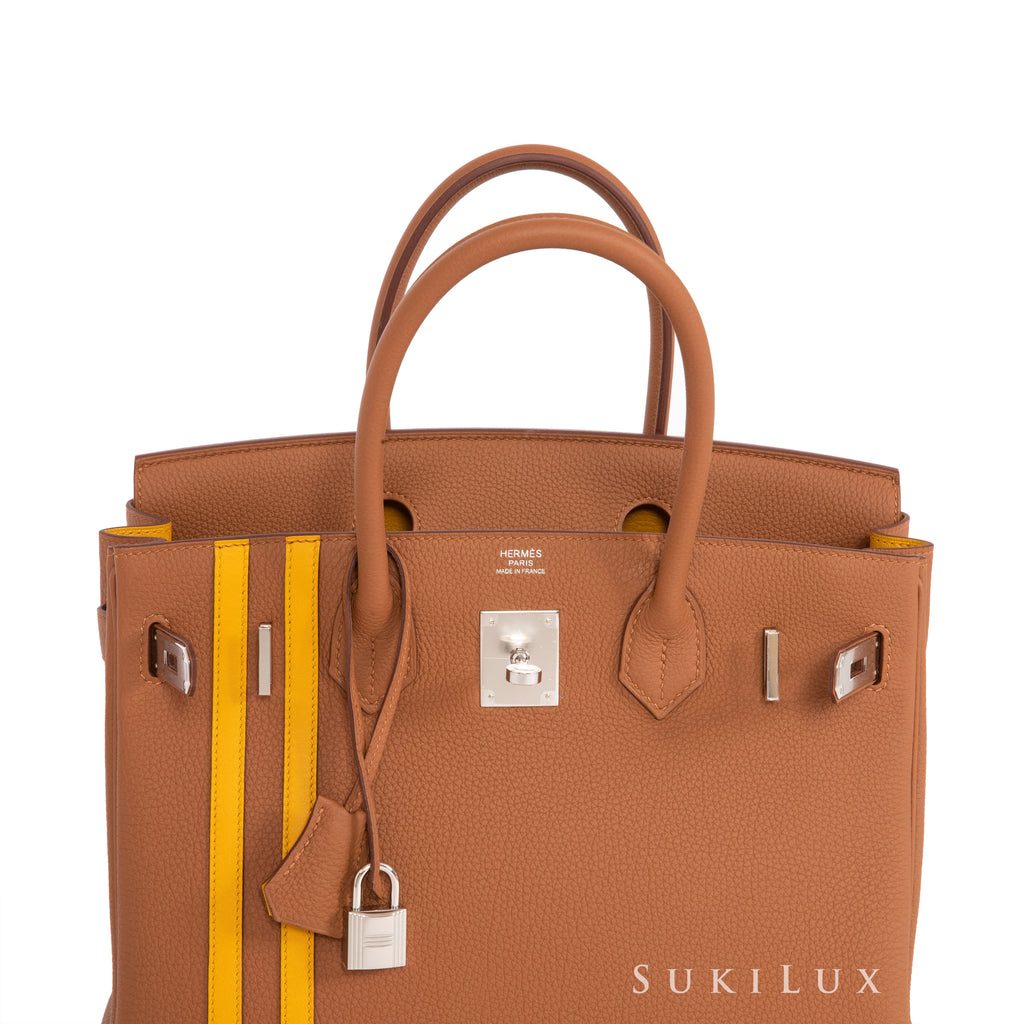 Privé Porter - ☀️ Hermès 35cm Birkin Jaune Ambre Togo Gold Hardware  #priveporter #hermes #birkin #ambre